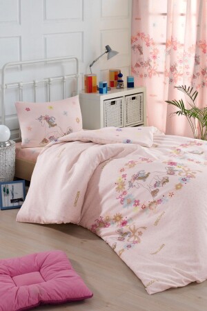 Easy-Iron Duvet Cover Set Single Unicorns Pink Ep-021395 - Enlora Home