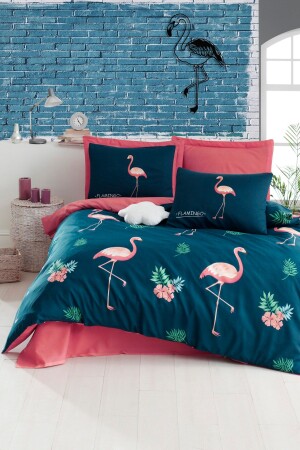 Easy to Iron Duvet Cover Set Double BigFilamin Laci Ep-021474 - Enlora Home