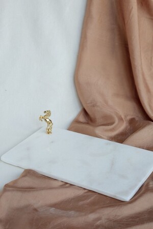 Ece Gerçek Thin Marble Presentation Rack - Gold Color with Horse Figure SNM-ECEAT - ioadesign