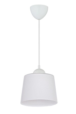 Eco 2031 Modern Design Cafe Kitchen Living Room White Color White Glass Pendant Lamp Single Chandelier EK01 - Modavize