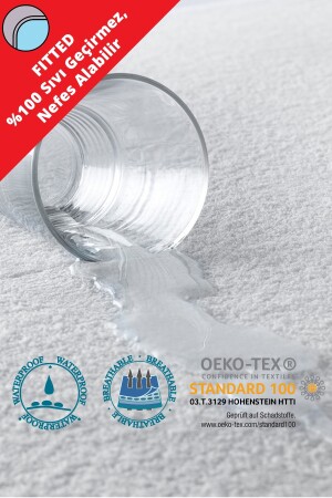 Eco Comfort wasser- und flüssigkeitsbeständiger Matratzenschoner. Matratze (passgenau). Eco Comfort Matratzenschoner. Matratzenschoner - CARETEX