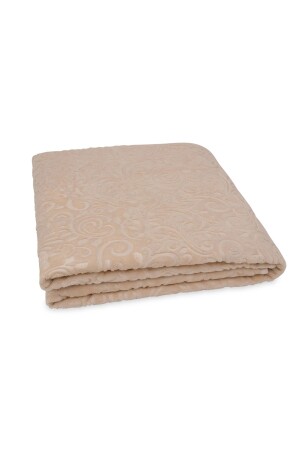 Eco Emboss Blanket Cappucino Double 220x240 MNK 65140168-01 - MİNK