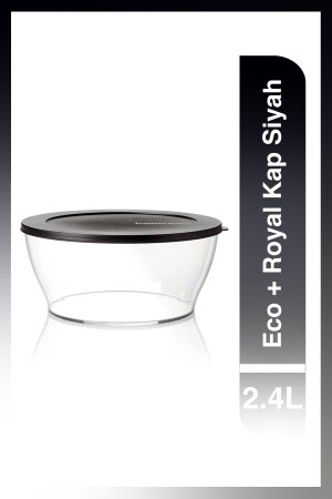 Eco+ Royal Cap 2. 4L Black 11158285 - Tupperware