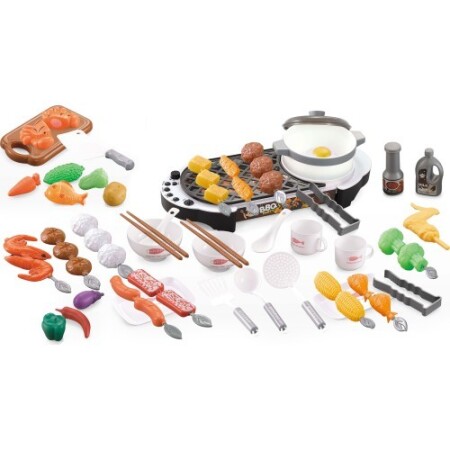 EcoToys Mini-Grill mit Küchenzubehör - Multistore
