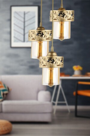 Ecru 3. Antique Chandelier BEG1228BEG03 - Begüsa