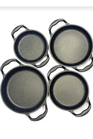 EDA DÖKÜM GRANITE PAN SET OF 4 (16CM-18CM-20CM-22CM) Esta4lushn - Esta