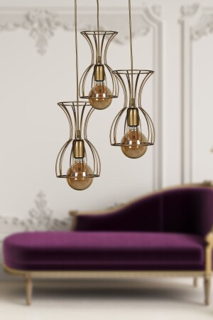 Eddy 3. Antique Chandelier BEG0011BEG03 - Begüsa