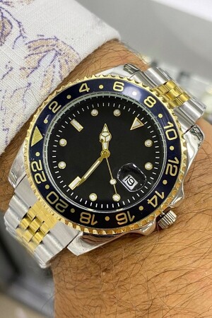 Edelstahl-IPC-Beschichtung Rlx-Modell Unisex-Stahlarmbanduhr mit Kalender istliv-303989121 - İSTLİV