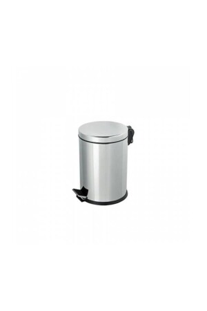 Edelstahl-Pedal-Mülleimer, 5-Liter-Mülleimer für Büro, Badezimmer, WC, Küche - Uğur