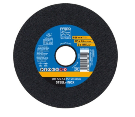 Edelstahl-Trennscheibe PFERD EHT 125x1,6mm A46 P PSF-INOX - Pferd