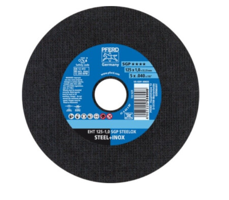 Edelstahl-Trennscheibe PFERD EHT125-1.0 A60 S SGP INOX - Pferd