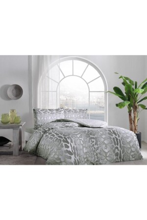 Edgar Green Double Ranforce Duvet Cover Set 60264695 - Taç