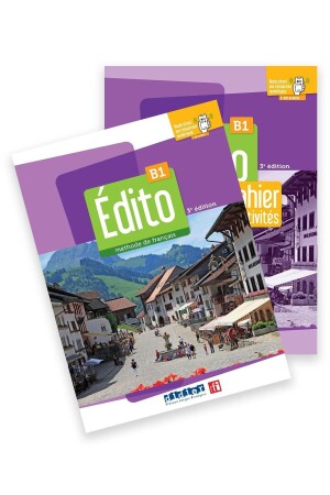 Edito B1: Méthode de français + Cahier d'activités +didierfle. app (3. edition) - Didier