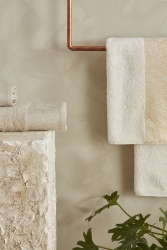Edna 4 Parça Banyo-baş Havlusu Hamam Seti Offwhite Bej 200.22.14.0254 - Karaca Home