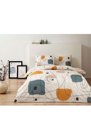 Edna Ranforce Single Duvet Cover Set Mustard TYC00245094187 - Taç