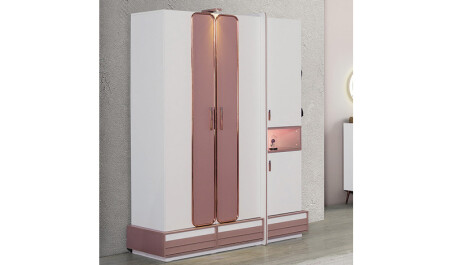 Edra 3 Door Wardrobe - Cadde Yıldız