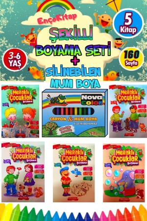 Educational Painting and Activity Set Suitable for Ages 2-6 ençokitap12 - GÖNÜL YAYINCILIK