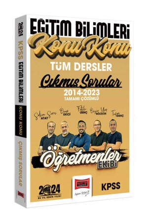 Educational Sciences Teachers Team All Lessons Fully Solved Questions Topic by Topic for the Last 10 Years - Yargı Yayınları