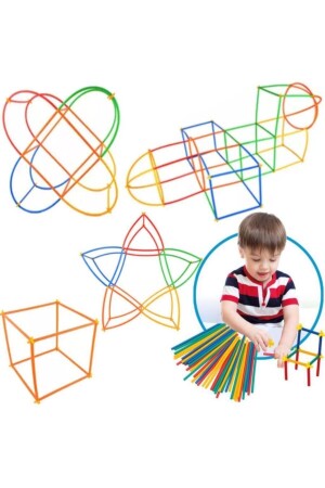 Educational Tutorial Bamboo Sticks 600 Pieces Hand Motor Skill Intelligence Developing Mega Set Xxl Depomiks 600bambu - DEDE