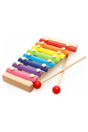 Educational Wooden Xylophone 8 Notes 8 Tones 25 Cm 8 Keys Voice Cellophane-xylyphone - Wooden Toys