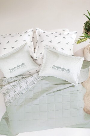 Edwin Single Co-Mic Bedspread Set - Adaçayı YTSGRPIST-1626272 - Yataş