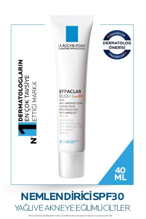 Effaclar Duo SPF30 Sonnenschutz-Pflegecreme für fettige, zu Akne/Pickel neigende Haut 40 ml 3337875549493 - La Roche Posay
