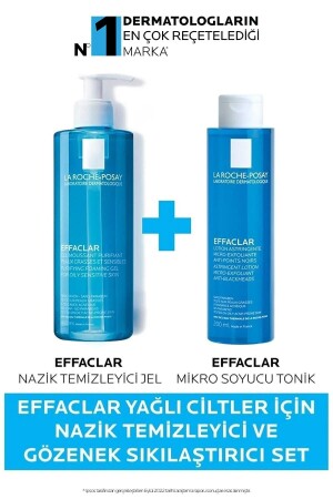Effaclar Gentle Cleansing and Pore Firming Set for Oily Skin EFACSER180 - La Roche Posay