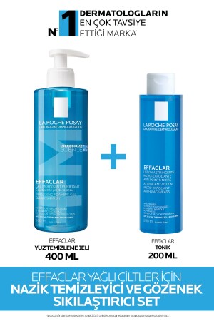 Effaclar Gentle Cleansing and Pore Tightening Set for Oily and Acne-Prone Skin - La Roche Posay