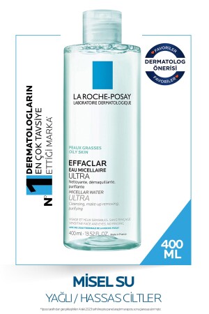 Effaclar Micellar Water Ultra for Oily Skin 400ml 3337872412516 - La Roche Posay