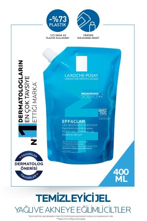 Effaclar Reinigungsgel für fettige Haut 400 ml – Nachfüllpackung - La Roche Posay