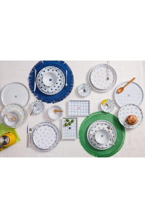Effloresce 30 Piece Breakfast Set for 6 People 04por035189 PRA-7779550-2852 - Porland