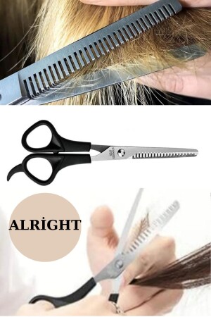 Efile (Thinning Scissors) Tailed Intermediate Scissors - Professional Cut 16-5 cm (Thinning Scissors) - Alright