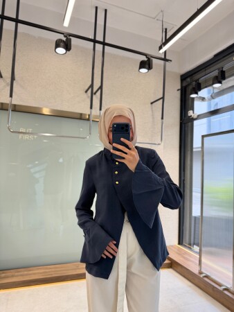 Eflin Vatkalı Ceket - Lacivert - Nuuwears