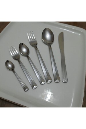 Ege 72 Piece Spoon Fork Knife Set for 12 Persons TYC00431871394 - Kardelen