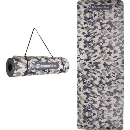 Egzersiz Minderi inSPORTline Camu 173x61x0,4 cm - Gri, kamuflaj - inSPORTline