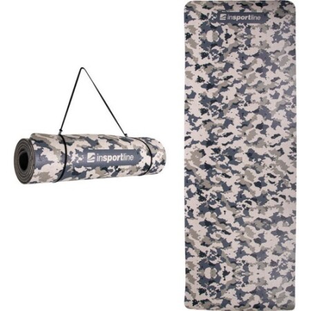 Egzersiz Minderi inSPORTline Camu 173x61x0.8cm - Gri, kamuflaj - inSPORTline