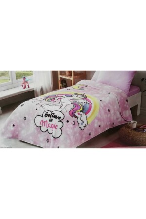 Einhorn-Einzeldecke 155 x 215 cm unıcornn-52 - Özdilek