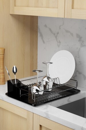 EINSCHICHTIGE PLATTENREGAL DUINER EDELSTAHL GLÄNZEND SCHWARZ KB006 11. NW. 006. 18 - Tekno-tel