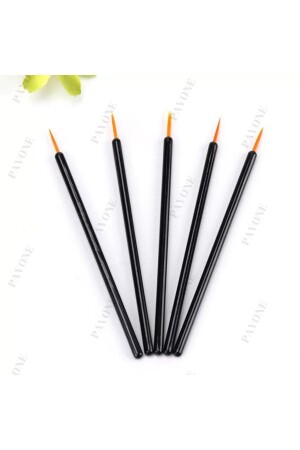 Einweg-Eyeliner-Pinsel mit feiner Spitze – Permanent-Make-up-Zeichnungspinsel - Pavone