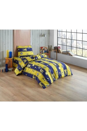 Einzelfächer-Bettbezug-Set, 90 x 190 Fächer-Set mit elastischen Laken - Kaan