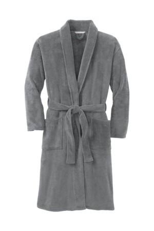 Eisgrauer Unisex-Bademantel - Hizsoy Tekstil