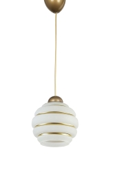 Eko 2046 Modern Tasarım Cafe Mutfak Salon Gold Renk Gold Camlı Sarkıt Tekli Avize (15CM ÇAP) TYC00577877155 - Modavize