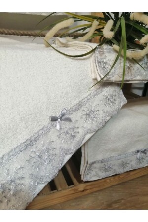 El Havlusu 12li Güpürlü Söz Nişan Kına Düğün Sünnet Hediyelik Konvoy Araba Çeyizlik Havlusu 30*50cm 24 - eminentsmell