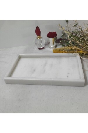 El Yapımı Mermer Tepsi 17x30 Cm fy00100 - fymermertasarım