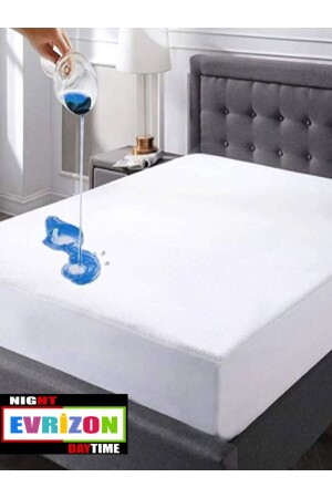Elastic Complete Elastic Fitted Water Liquid Proof Mattress Mattress EVRZNALZFTTD20 - EVRİZON