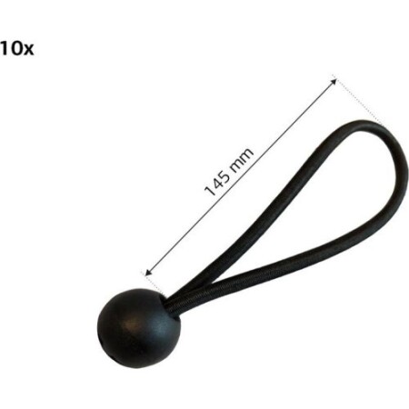 Elastik bant + top (145 mm) (10 adet) - BERG