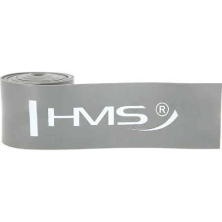 Elastik kauçuk egzersiz bandı HMS FB03, gri - HMS