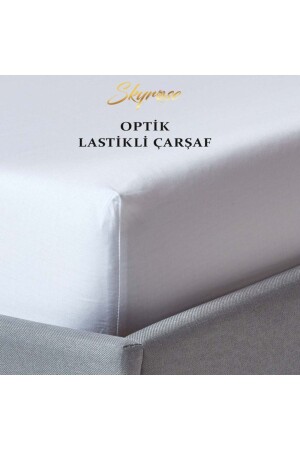 Elastisches Bettlaken-Set für King-Size-Betten, 62 Fäden, offene Größe 240 x 260 - Skyrose