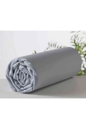 Elastisches Laken für King-Size-Betten, Grau - Aslans