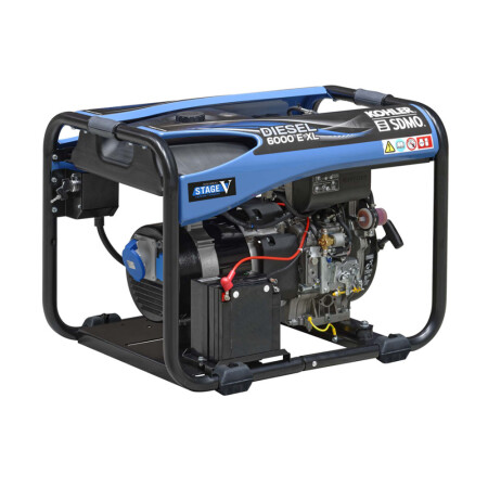 Electric generator KOHLER Diesel 6000 E XL C5 - KOHLER portable